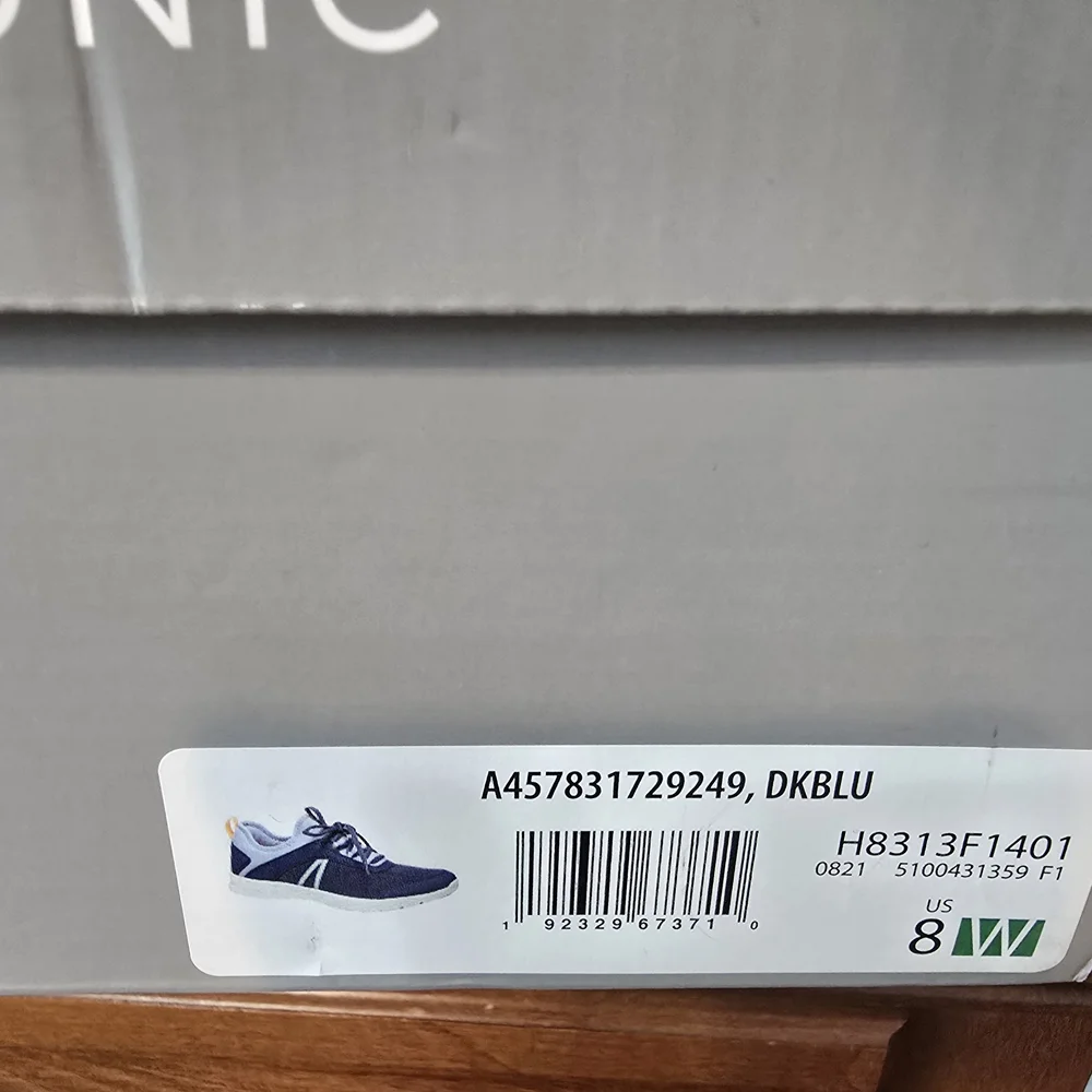 Vionic Blue and Gray Athletic Shoes - Picture 3 of 3